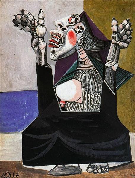 Pablo Picasso Classical Oil Paintings The Imploring Surrealism - Click Image to Close